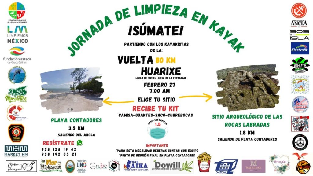 JORNADA DE LIMPIEZA EN KAYAK. VUELTA HUARIXE